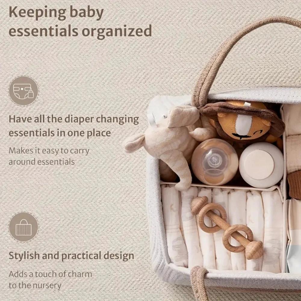 Neutral Tone Baby Storage Organizer by Casa & Beyond