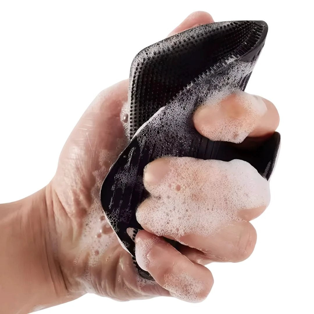 PureGlide | Silicone Body Scrubber – Antimicrobial Exfoliation – Quick‑Dry Hygienic Design – Sensitive‑Skin Shower Use Bowlift by Bowlift