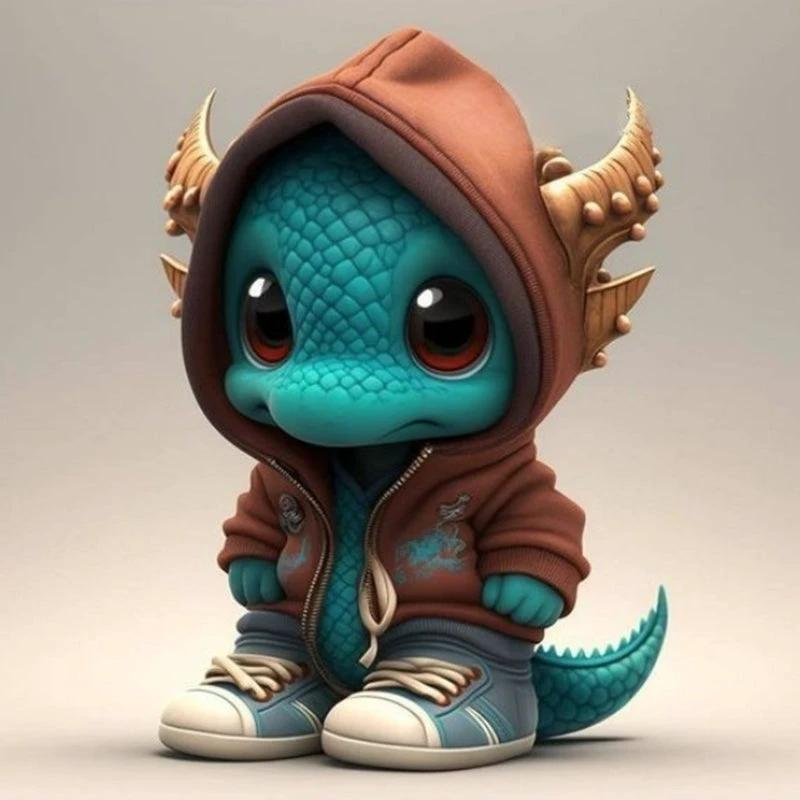 Cool dragon figures by Bowlift