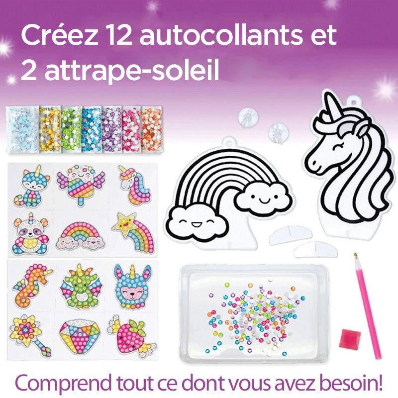 Crystal painting stickers for kids by Bowlift