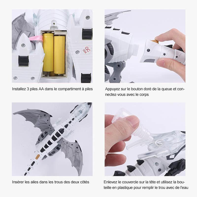 Ciaovie Toy Dinosaur Robot Electronic by Bowlift