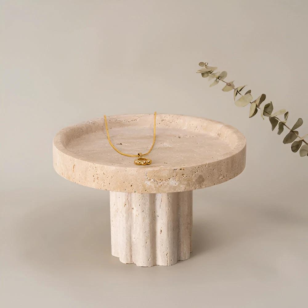 Pietra Natural Travertine Tray by Casa & Beyond