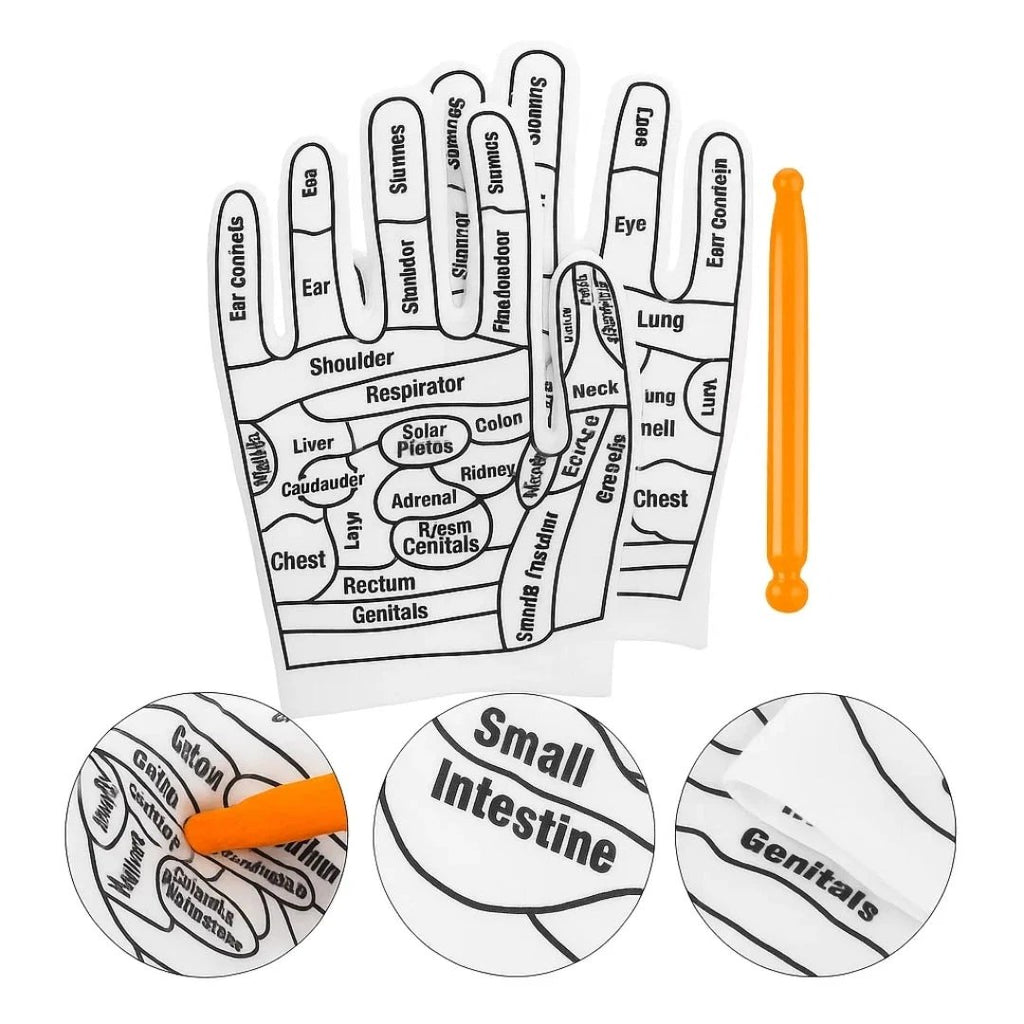 Hand Pain Relief – Boost Circulation – Elastic Non‑Slip Fit – Acupressure Massage Therapy for Sore Hands at Home Bowlift by Bowlift