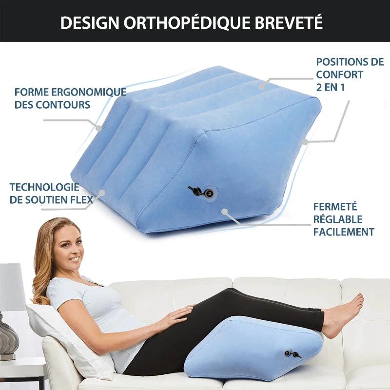 Portable inflatable leg cushion by Bowlift