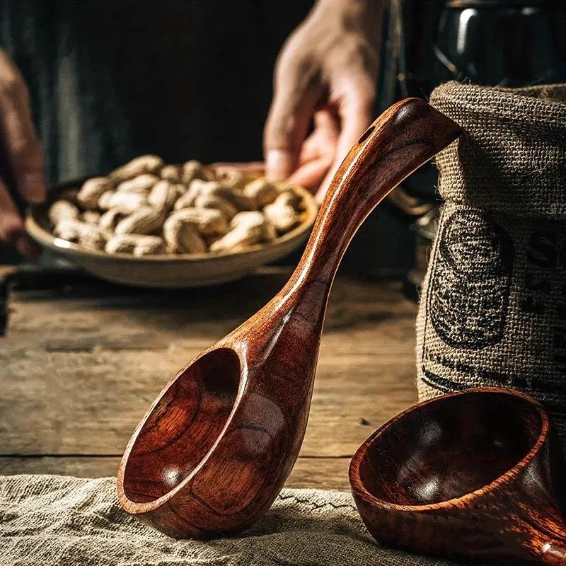 Large Wooden Multi-Purpose Scoop- 1pc by Casa & Beyond