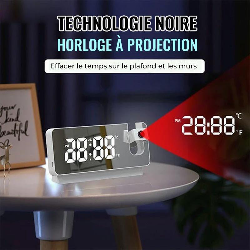 Intelligent digital projection clock by Bowlift