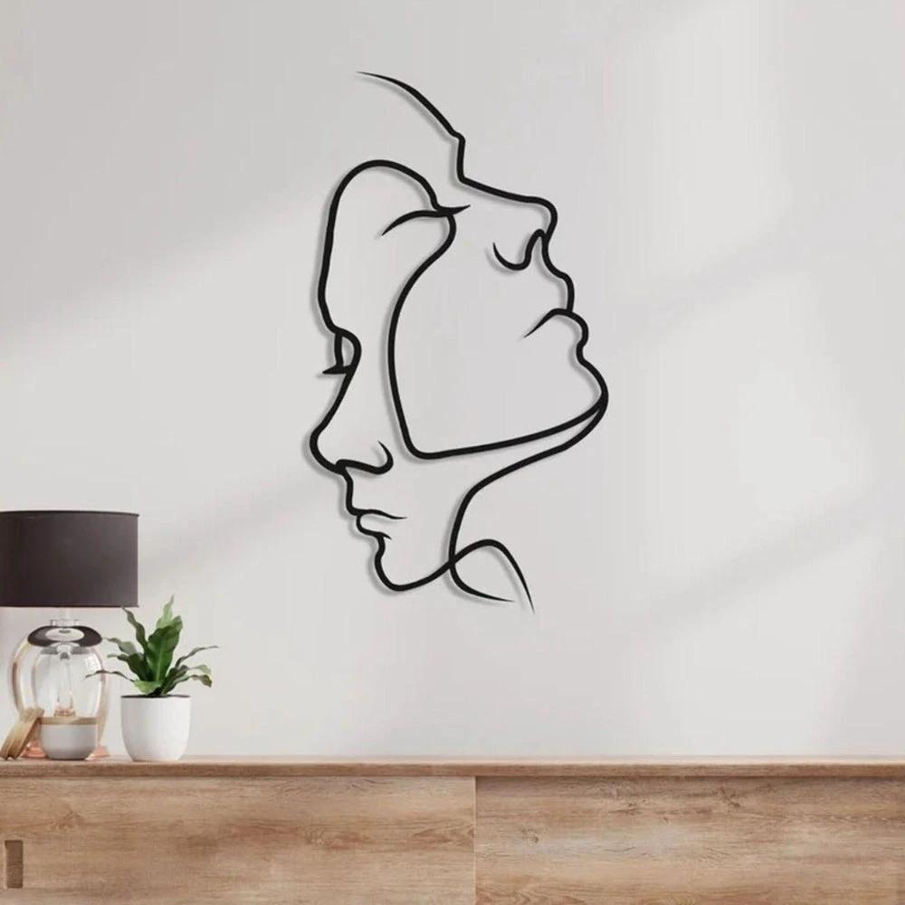 Minimalist Wall Décor with Abstract Expression of Love Bowlift by Bowlift