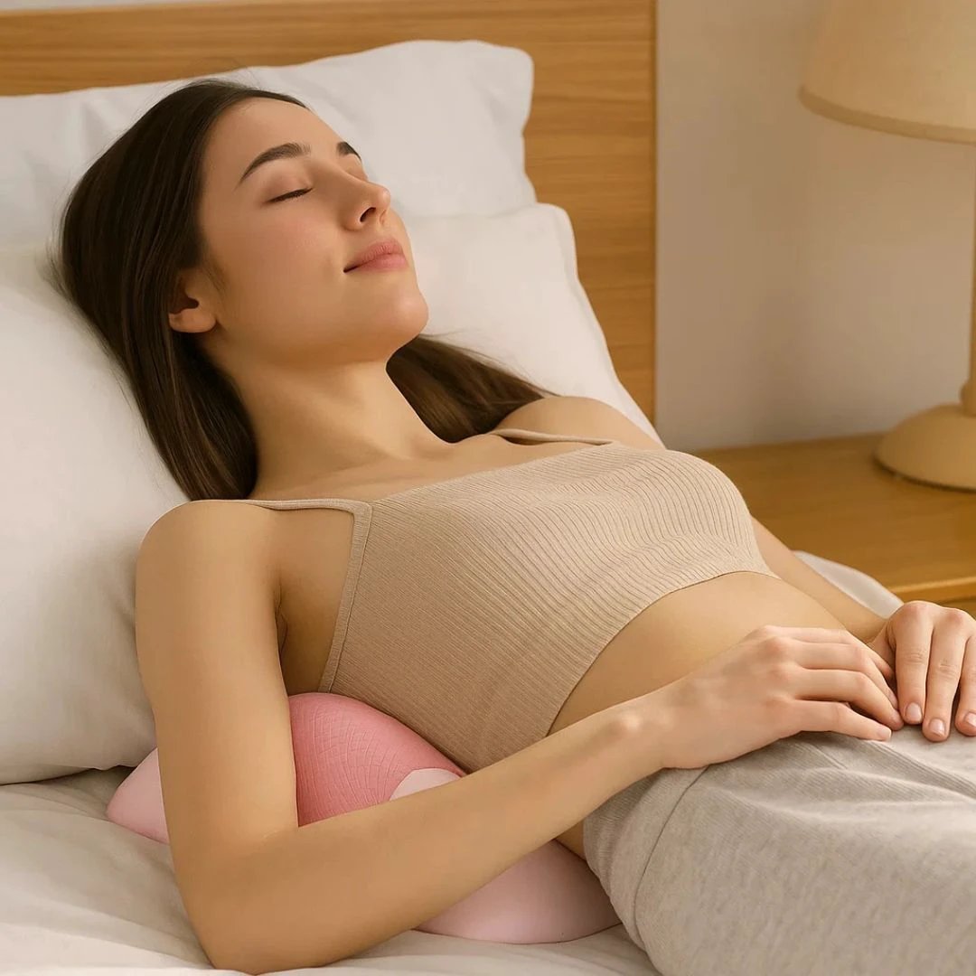 SpineEase | Lumbar Support Memory Foam Pillow – Back Pain Relief – Breathable Cover – Ergonomic Sleep Aid Bowlift by Bowlift