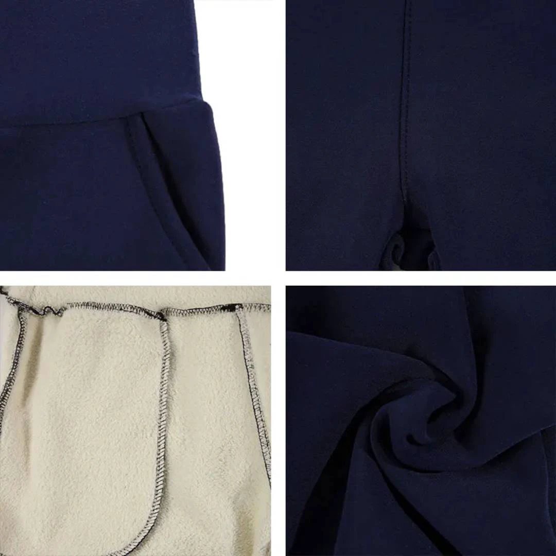 WarmFlex High-Waisted Warm Fleece Leggings | Winter Legging for Cold Weather - Warm Legging - for Outdoor Activities Bowlift by Bowlift