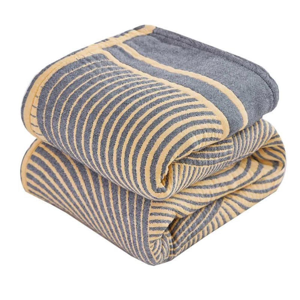 Muslin Reversible Cotton Blanket by Casa & Beyond