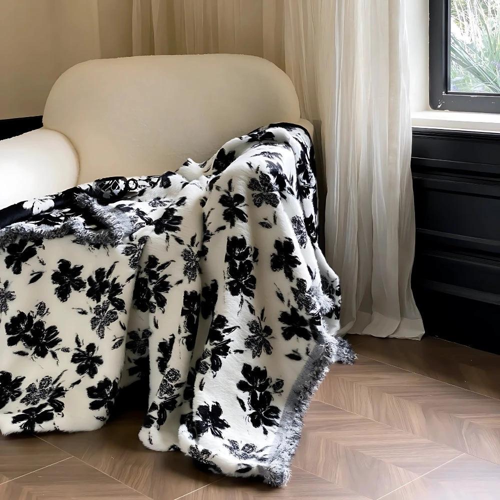 Oriental-Inspired Mink Blanket by Casa & Beyond