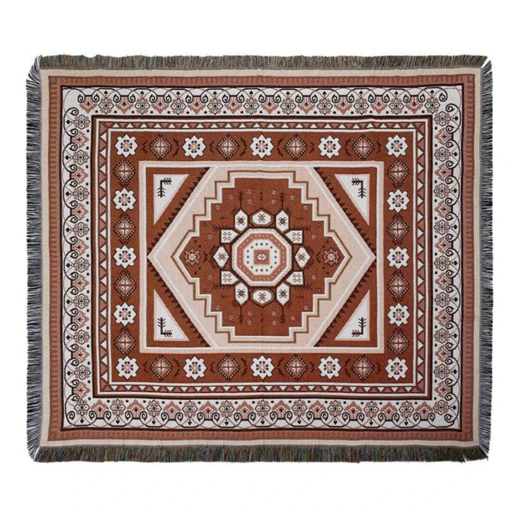 Bohemian Desert Mirage Throw Blanket by Casa & Beyond