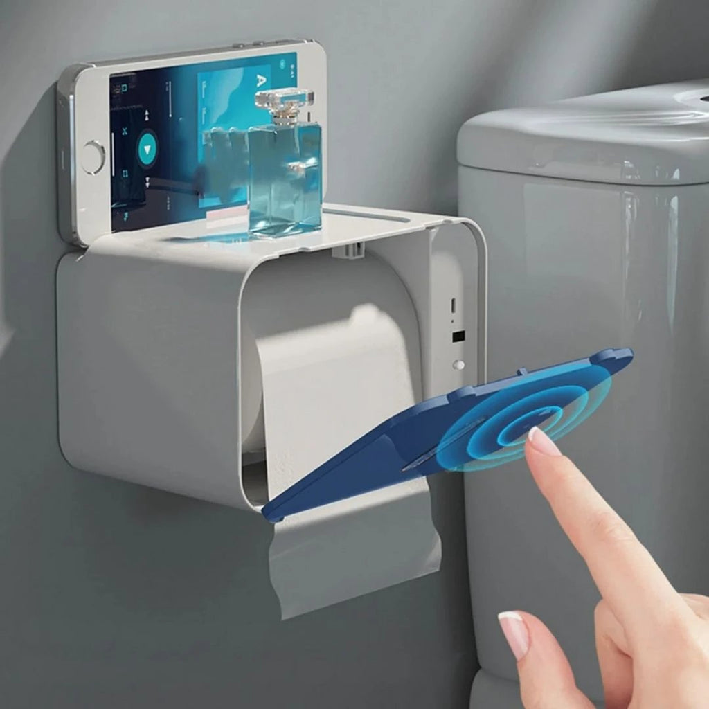CleanGuard | Touch‑Free Toilet Roll Dispenser – Sensor‑Activated – Auto‑Fold Cut – For Busy Washrooms Bowlift by Bowlift