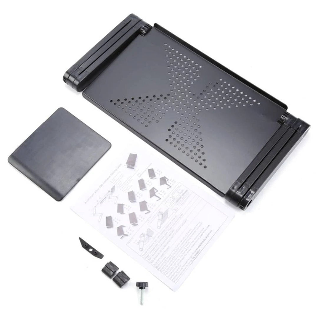 ErgoElevate Adjustable Laptop Stand | for Bed - Couch - Desk - Cooling Function for Comfort and Productivity Bowlift by Bowlift