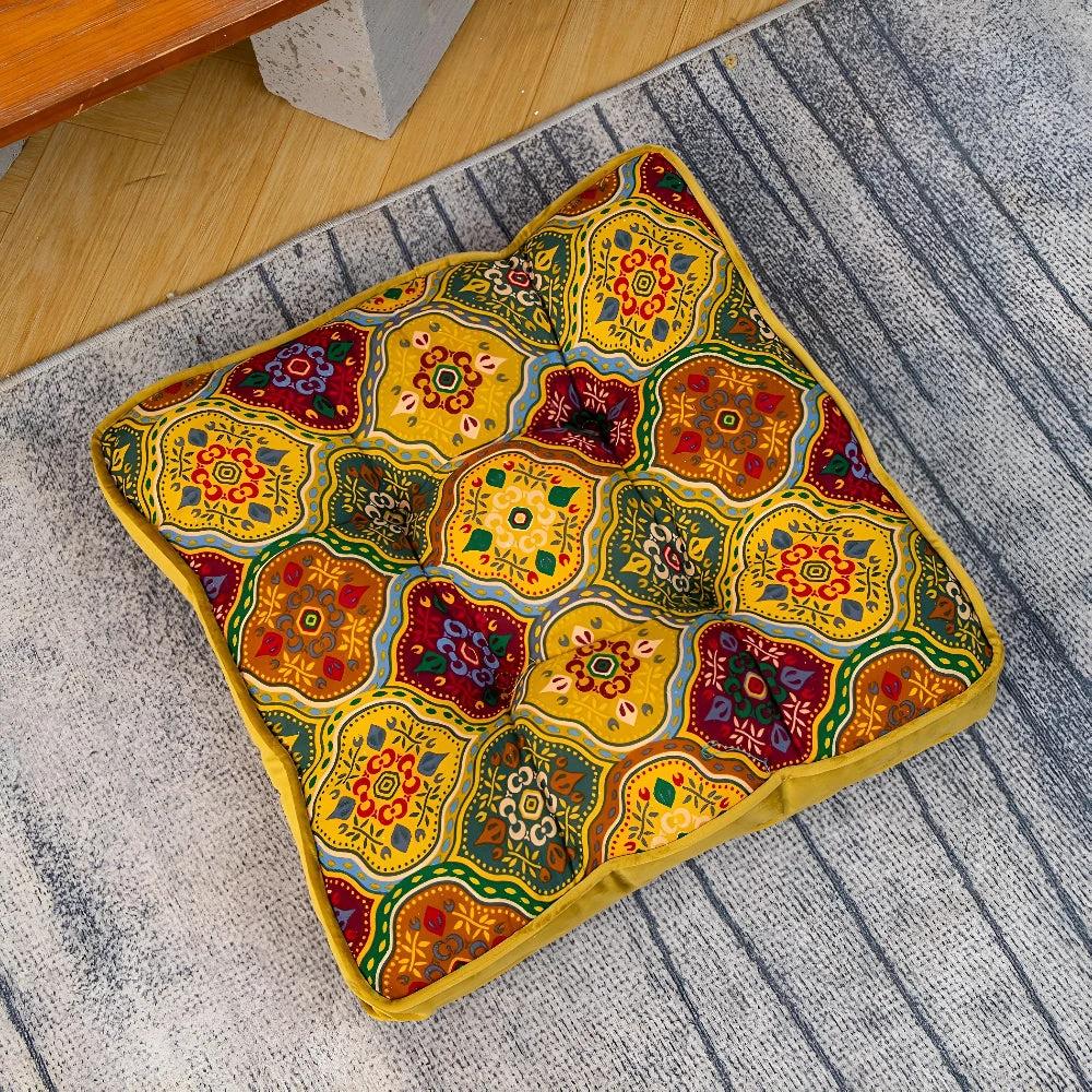 Moroccan Inspired Tie-Strap Cushion by Casa & Beyond