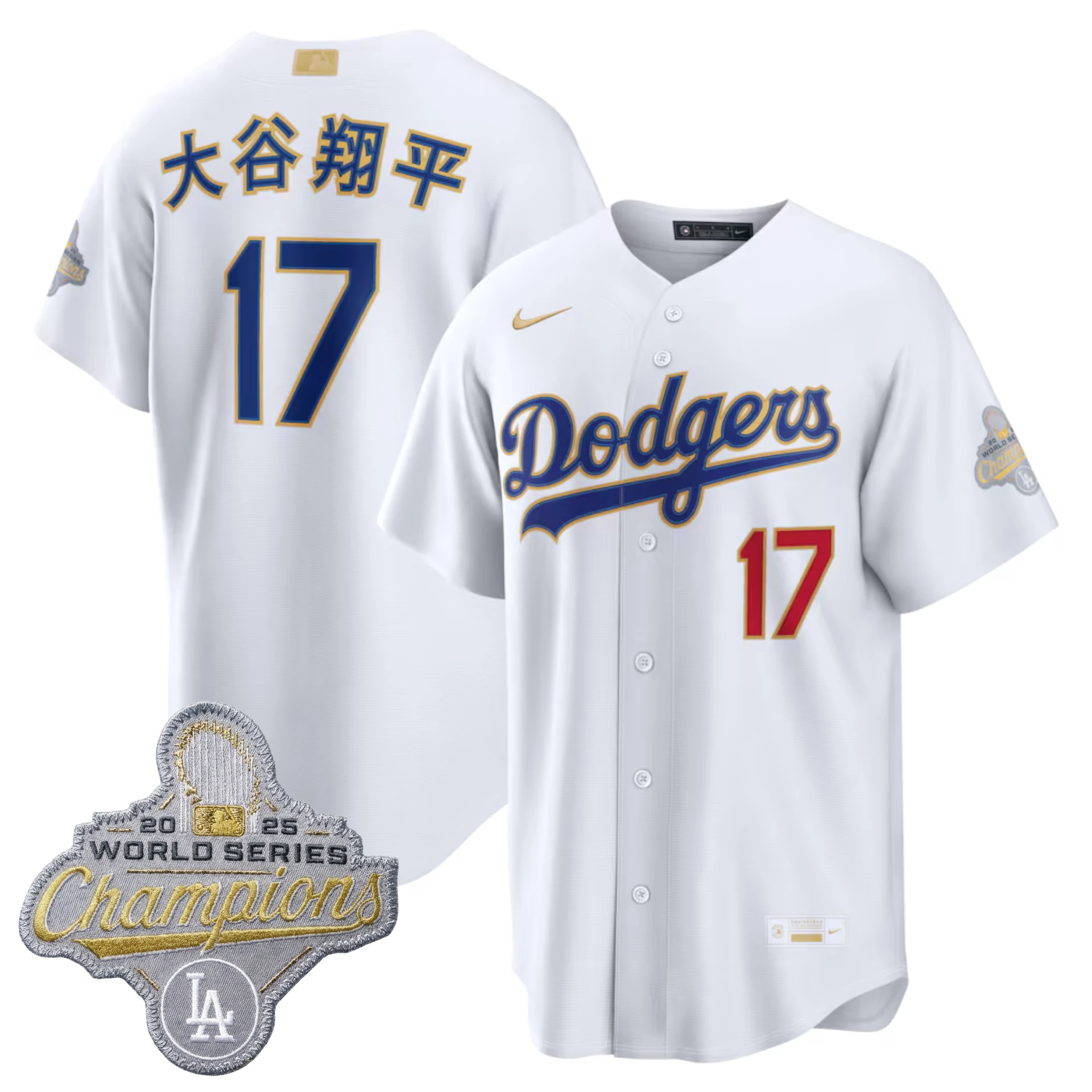 LAD 2026 Gold Collection Stadium Jersey - All Stitched by Los Angeles Dodgers