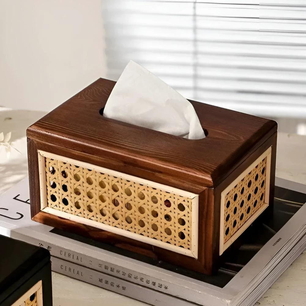 Minimalist Japandi Tissue Box by Casa & Beyond