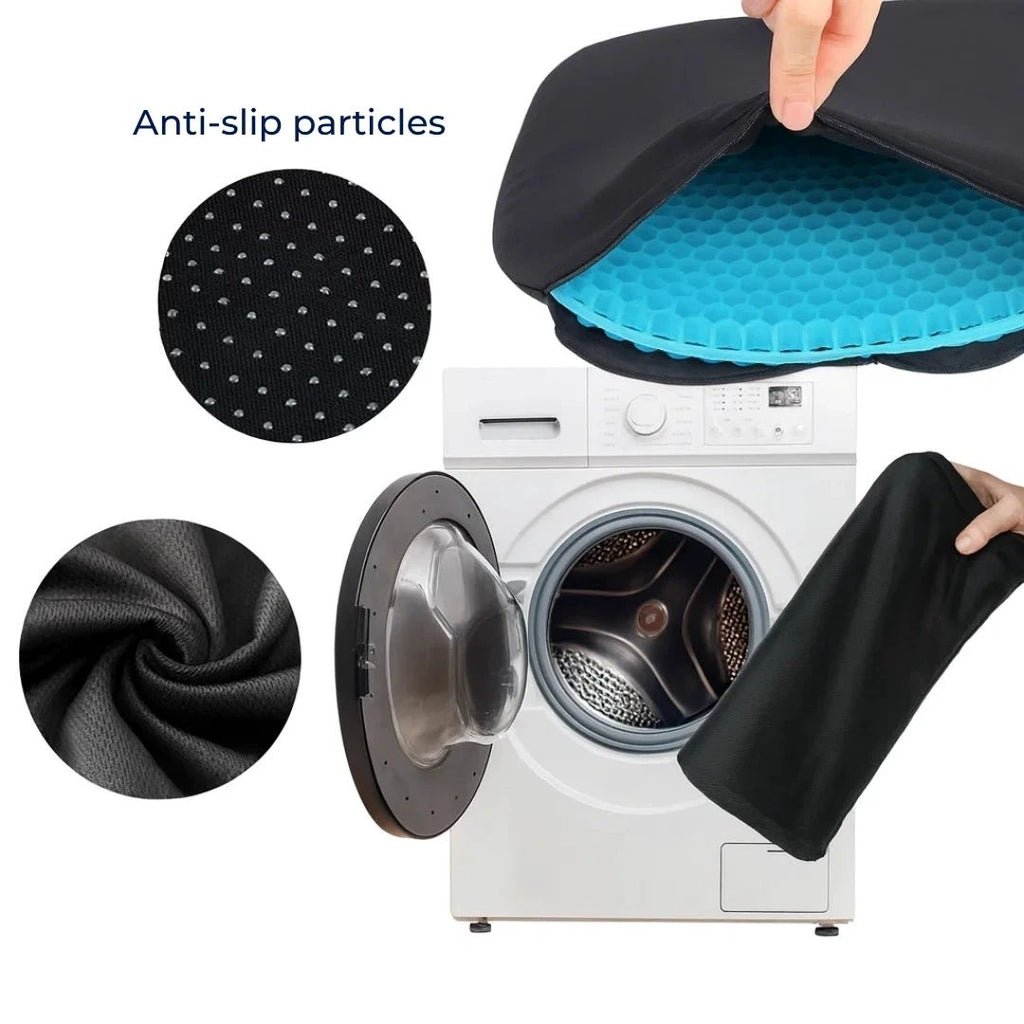 Pressure Relief & Cooling Honeycomb Gel – Posture Support – Office Car Chair Comfort for Long Sitting Bowlift by Bowlift