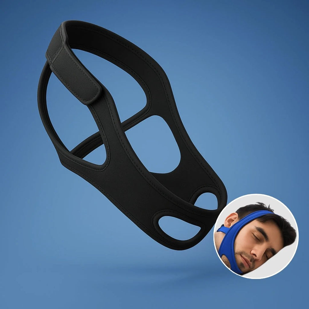 QuietNight | Anti Snoring Chin Strap – Sleep Apnoea Relief – Breathable & Adjustable – For Adults Seeking Better Sleep Bowlift by Bowlift