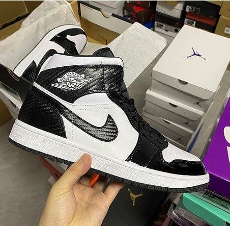 Air Jordan 1 Mid All-Star Black And White by Air Jordan