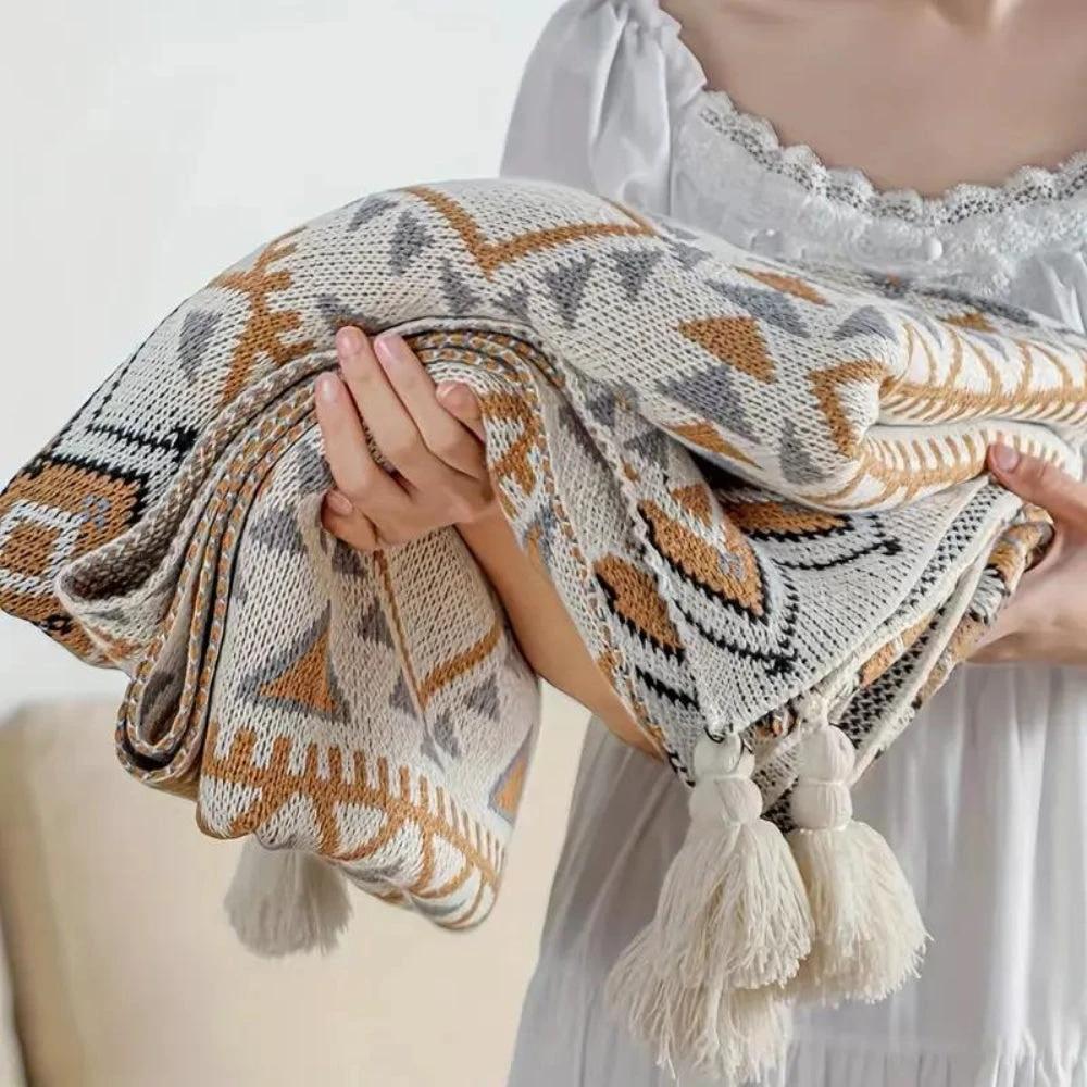 Wanderlust Boho Chic Blanket by Casa & Beyond