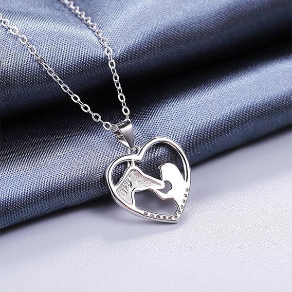 Girl and Horse Necklace Chain by BowLift