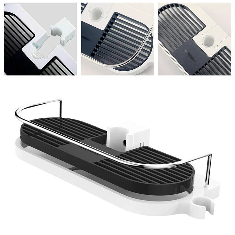 Multifunctional shower shelf by Bowlift