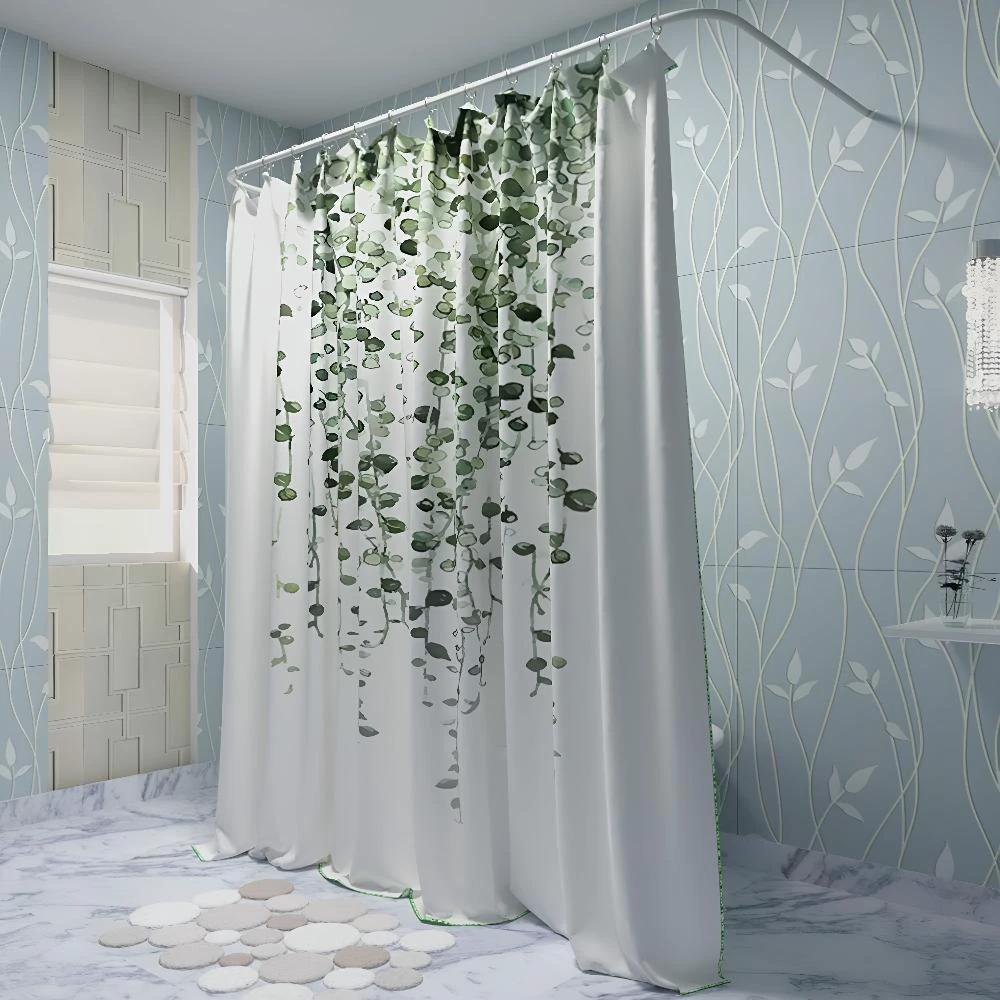 Leaf Drop Vine Shower Curtain by Casa & Beyond