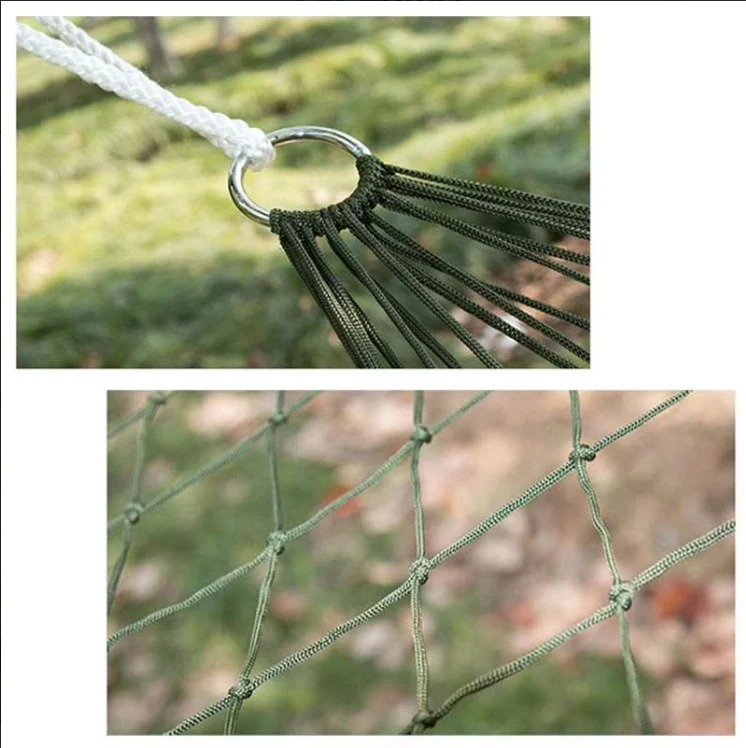 Portable Nylon Net Hammock by Bowlift