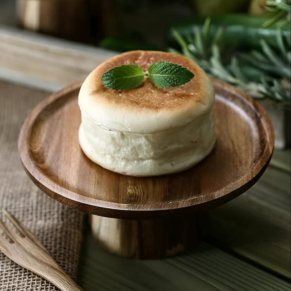 High Stand Wooden Cake Plate by Casa & Beyond