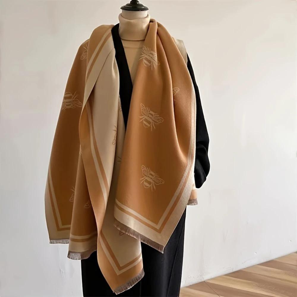 Nuvia Bee Pattern Winter Scarf by Casa & Beyond
