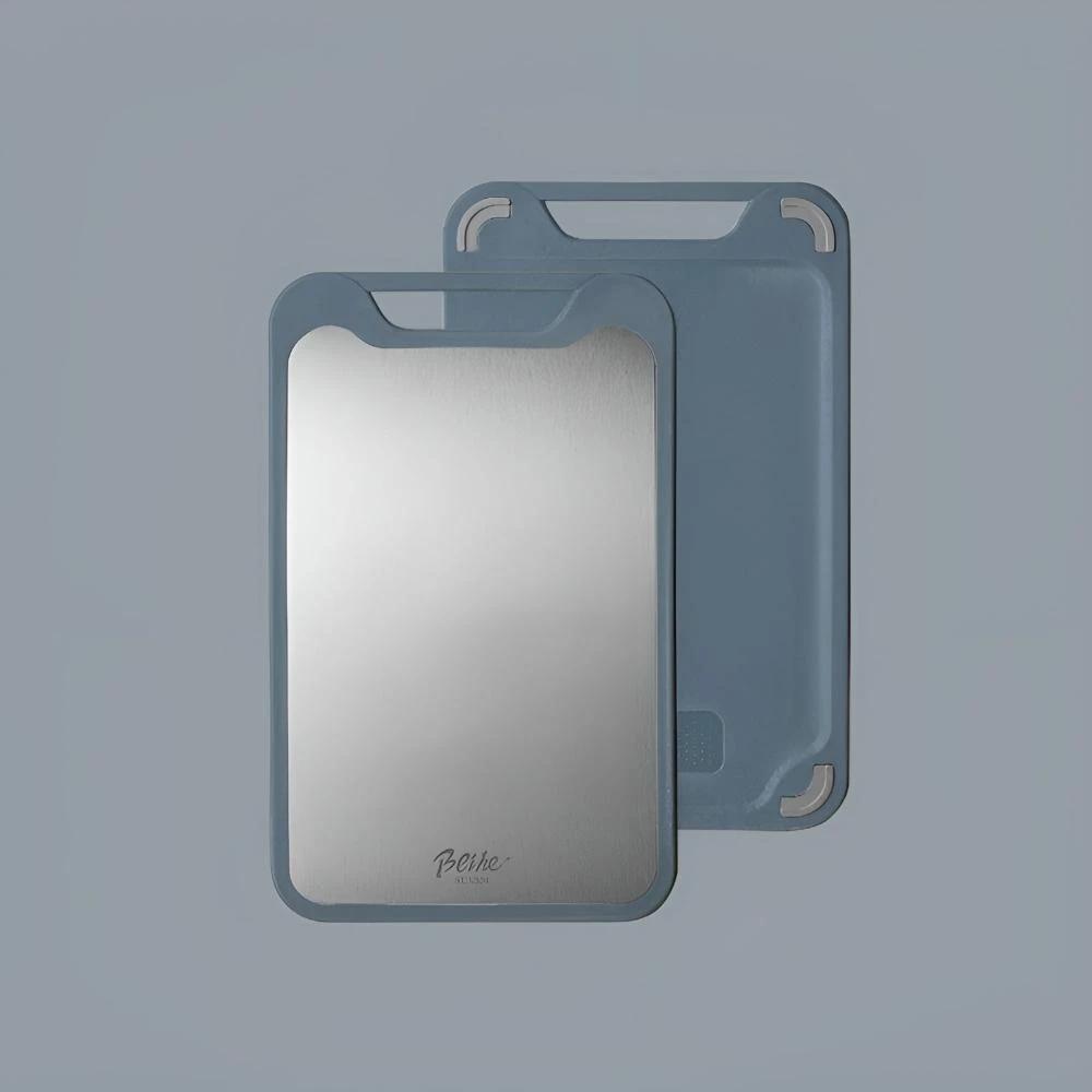 Stylish Double-Sided Stainless Steel Chopping Board by Casa & Beyond