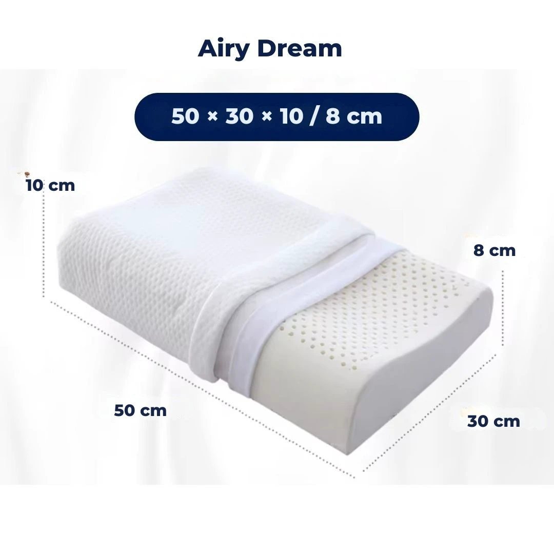 EcoNeck Comfort | 100% Natural Latex Orthopedic Pillow - for Neck Pain - Comfortable and Supportive Pillow - Better Sleep - Wellness Bowlift by Bowlift