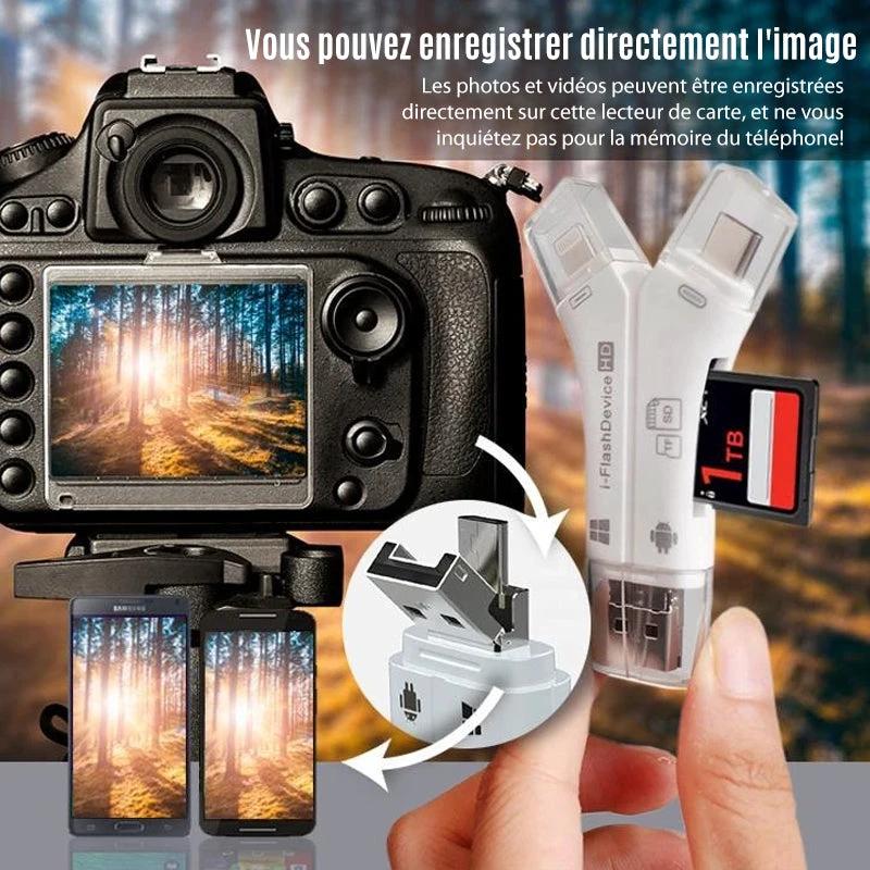 Ciaovie 4 in 1 Smartphone Card Reader by Bowlift