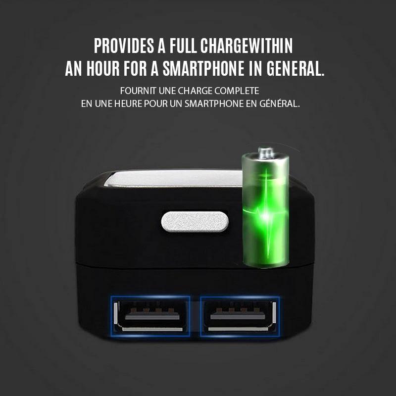 Ciaovie Car Charger Multi with Retractable Charging Cable by Bowlift
