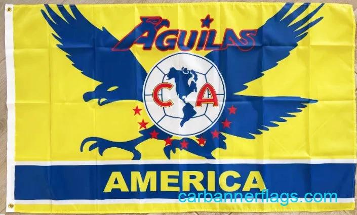 Club America Flag Banner Mexico Futbol Soccer Bandera-3x5 ft by flagsshop