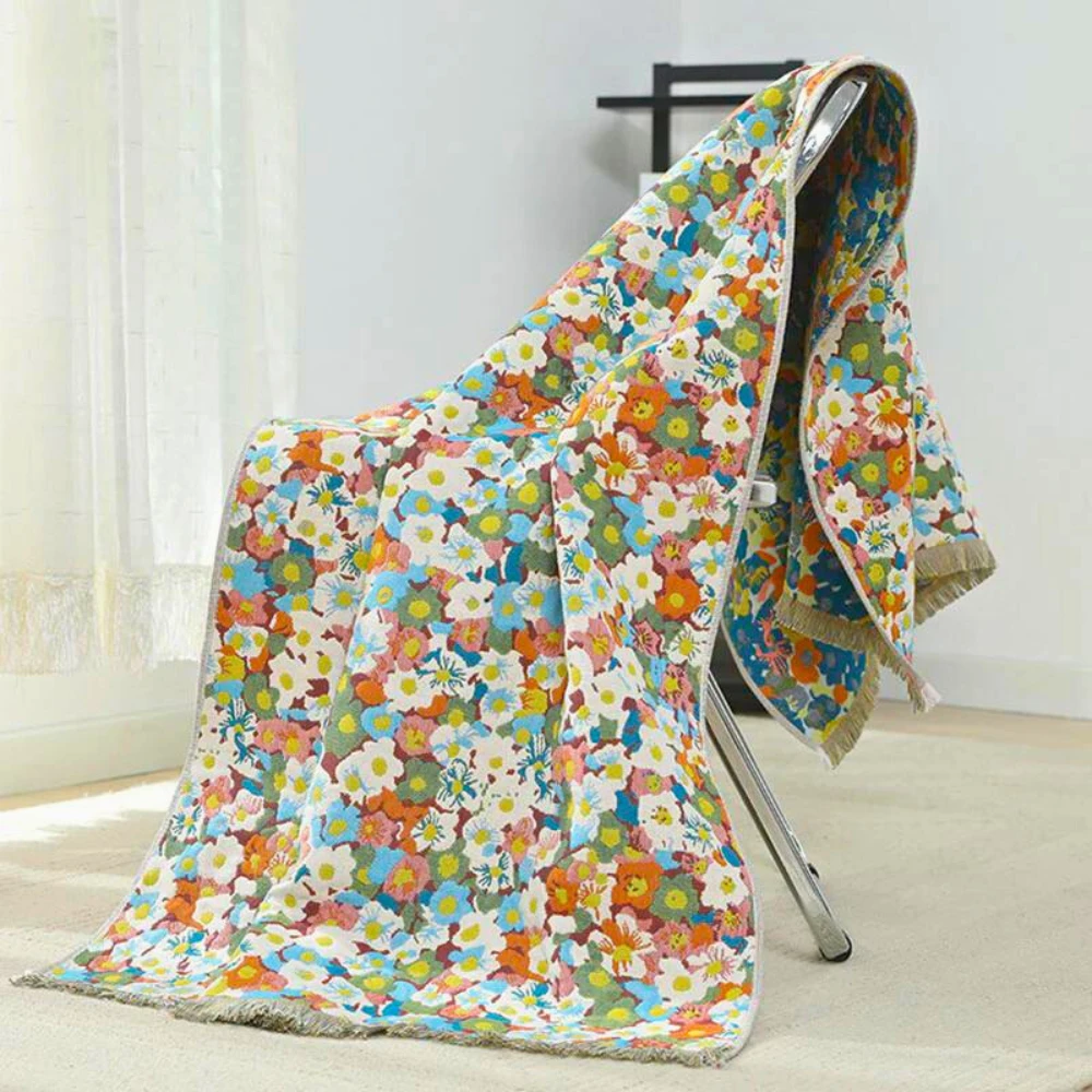 Opulent Flora Reversible Towel by Casa & Beyond