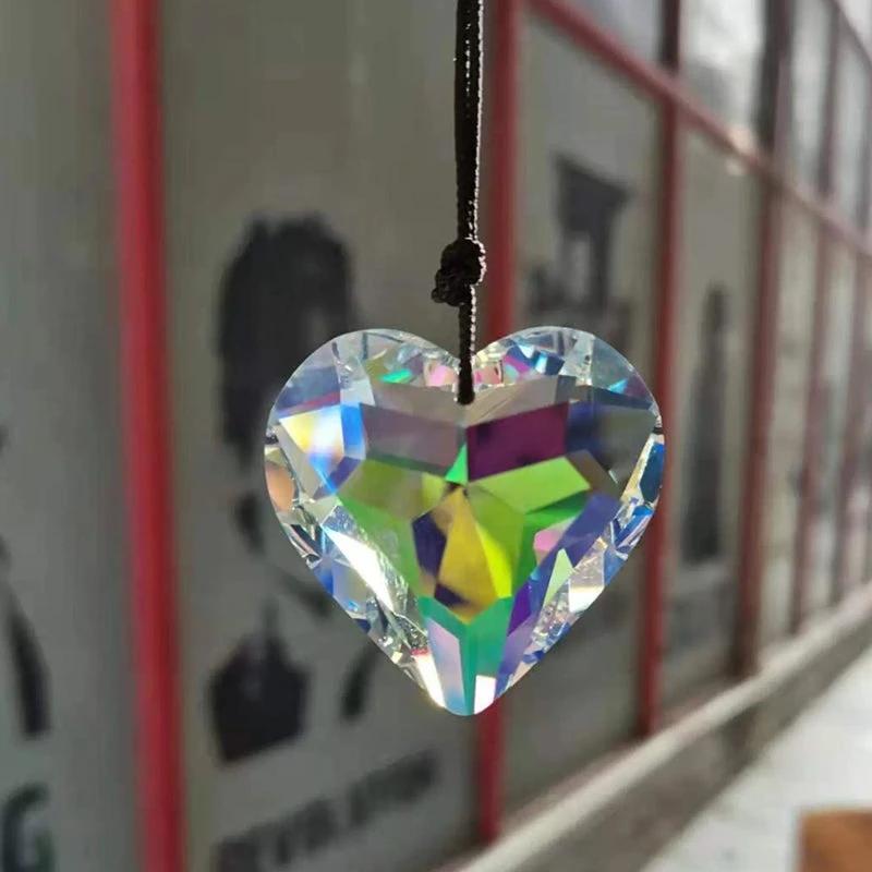 GlimmerHeart Elegant Heart-Shaped Sun Catcher – Enchanting Light Effects for Your Home Bowlift by Bowlift