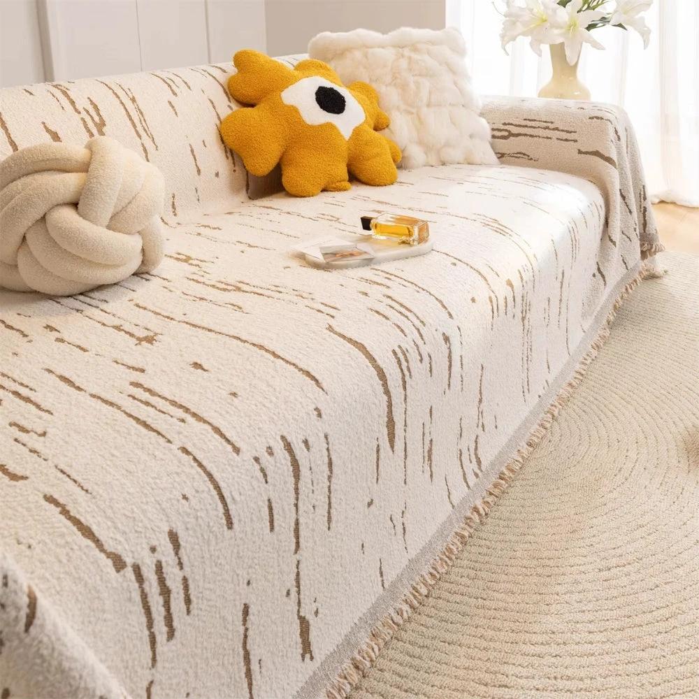 Driftwood Tassel Sofa Cover by Casa & Beyond