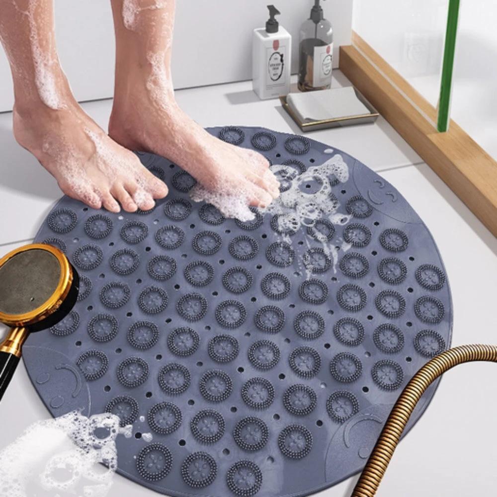 Safe Shower Round Non-Slip Mat by Casa & Beyond