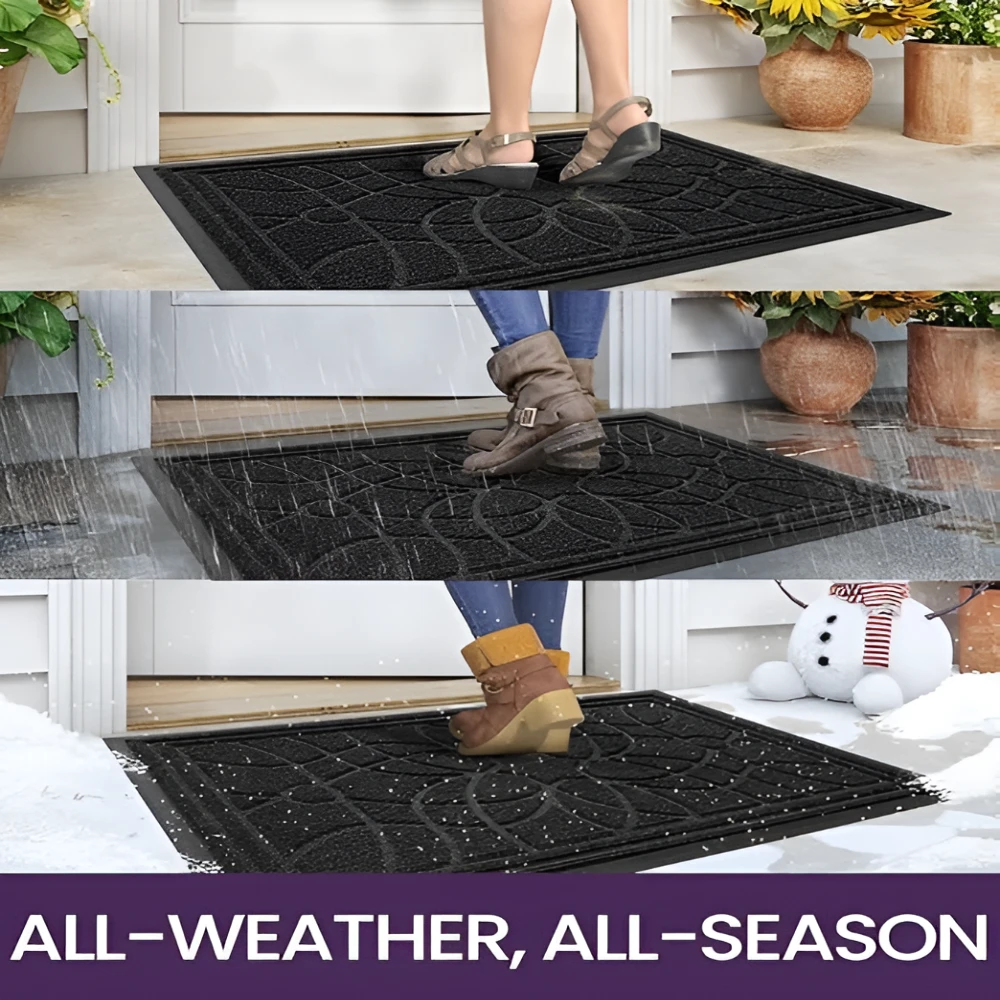Mandala Patterned Door Mat by Casa & Beyond
