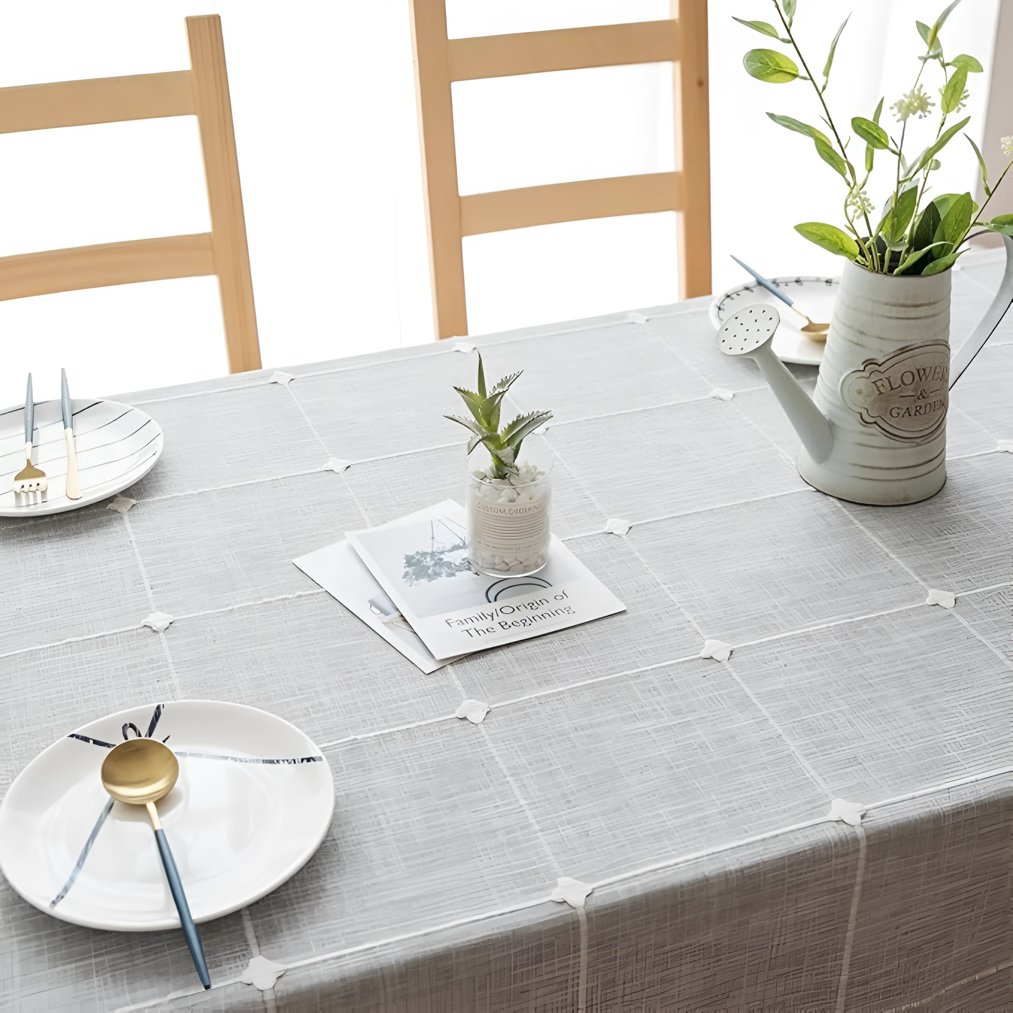 Pastoral Plaid Tablecloth by Casa & Beyond