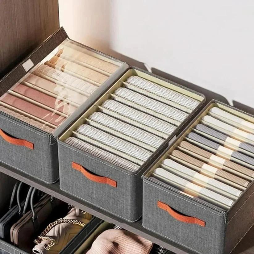 Sturdy Steel Framed Storage Bin by Casa & Beyond