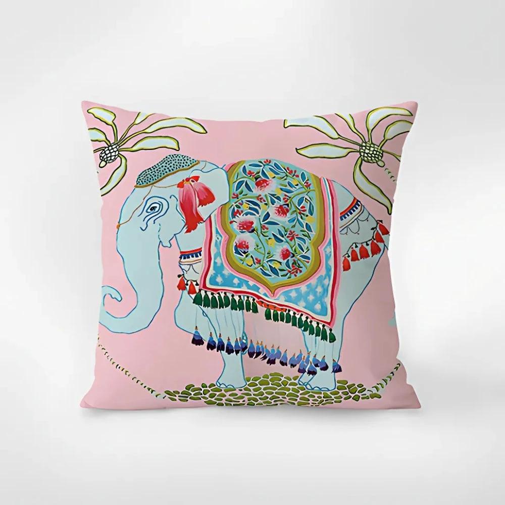 Zebra Tapestry Tassel Cushion Cover by Casa & Beyond