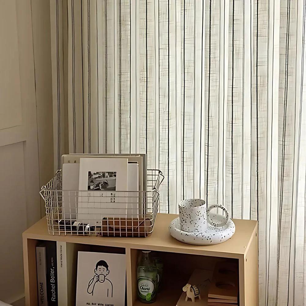 Soft Flow Vertical Stripe Curtain by Casa & Beyond