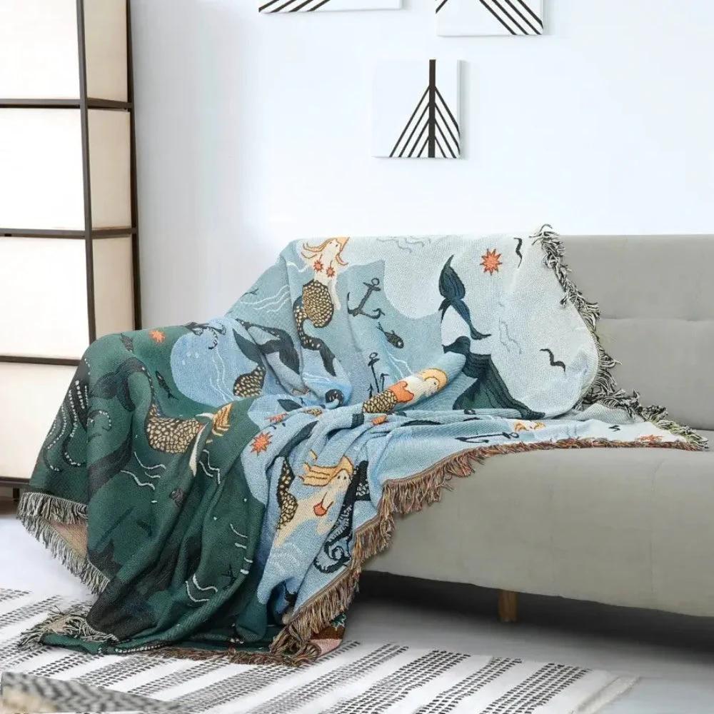 Underwater Mermaid Sofa Cover by Casa & Beyond