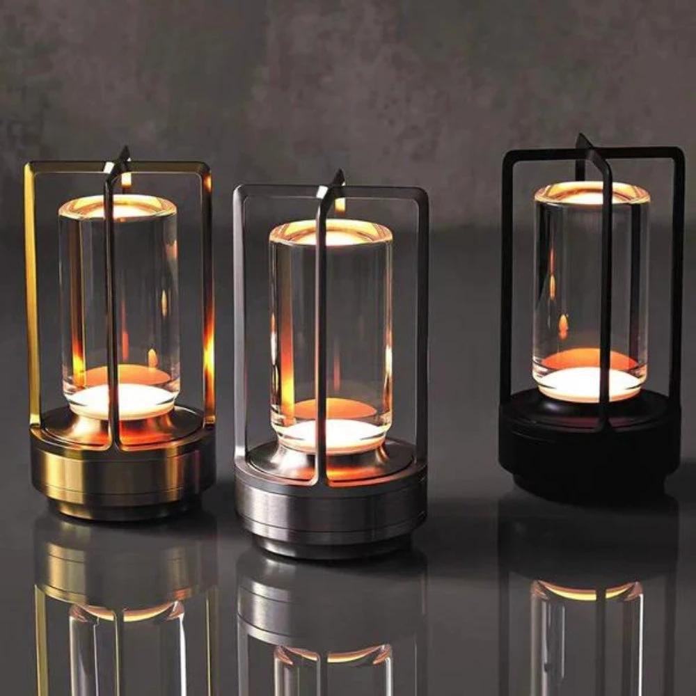 Casa Nordic Crystal Lantern by Casa & Beyond