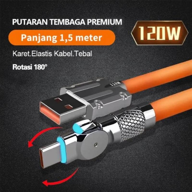 Magnetic Charging Cable | 540° Rotating Connector | Fast Charge with LED Glow by BowLift