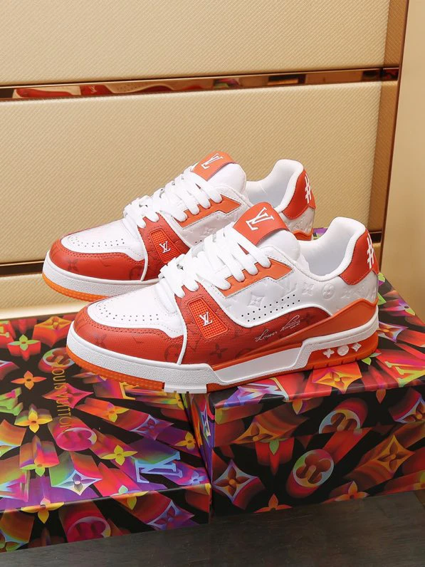 Luxury Trainer Sneakers Shoes #54 Signature Orange by Air Jordan