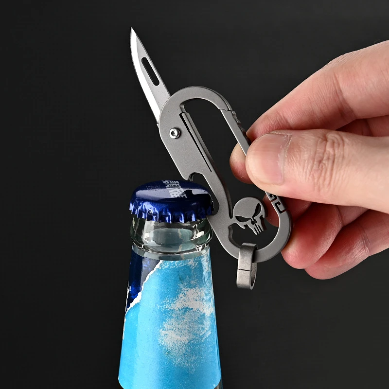 Multi-function keychain waist hanging portable folding knife Bowlift by Bowlift